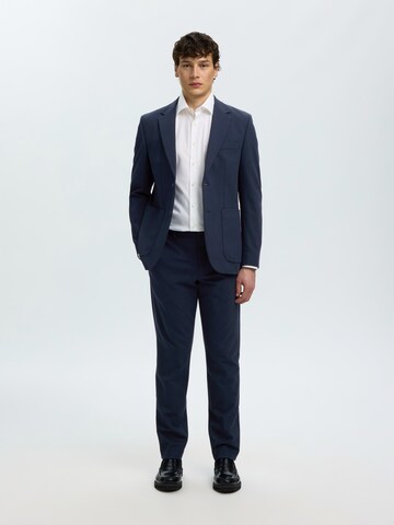 SELECTED Slim fit Suit Jacket 'SLMLOMAIR' in Blue