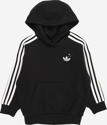 juoda ADIDAS ORIGINALS Megztinis be užsegimo: priekis