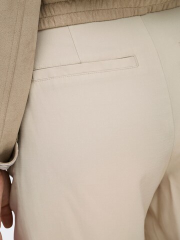 ONLY Regular Bandplooibroek 'ONLAris' in Beige