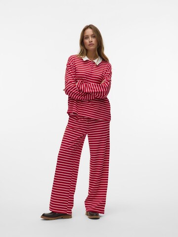Wide Leg Pantalon 'Alma' VERO MODA en rouge