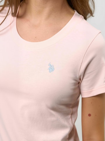 U.S. POLO ASSN. Top ' UWAmy ' w kolorze różowy