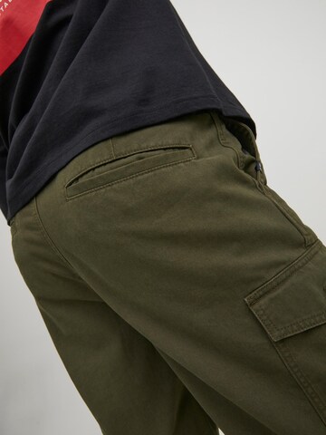 Regular Pantalon cargo 'Marley' JACK & JONES en vert