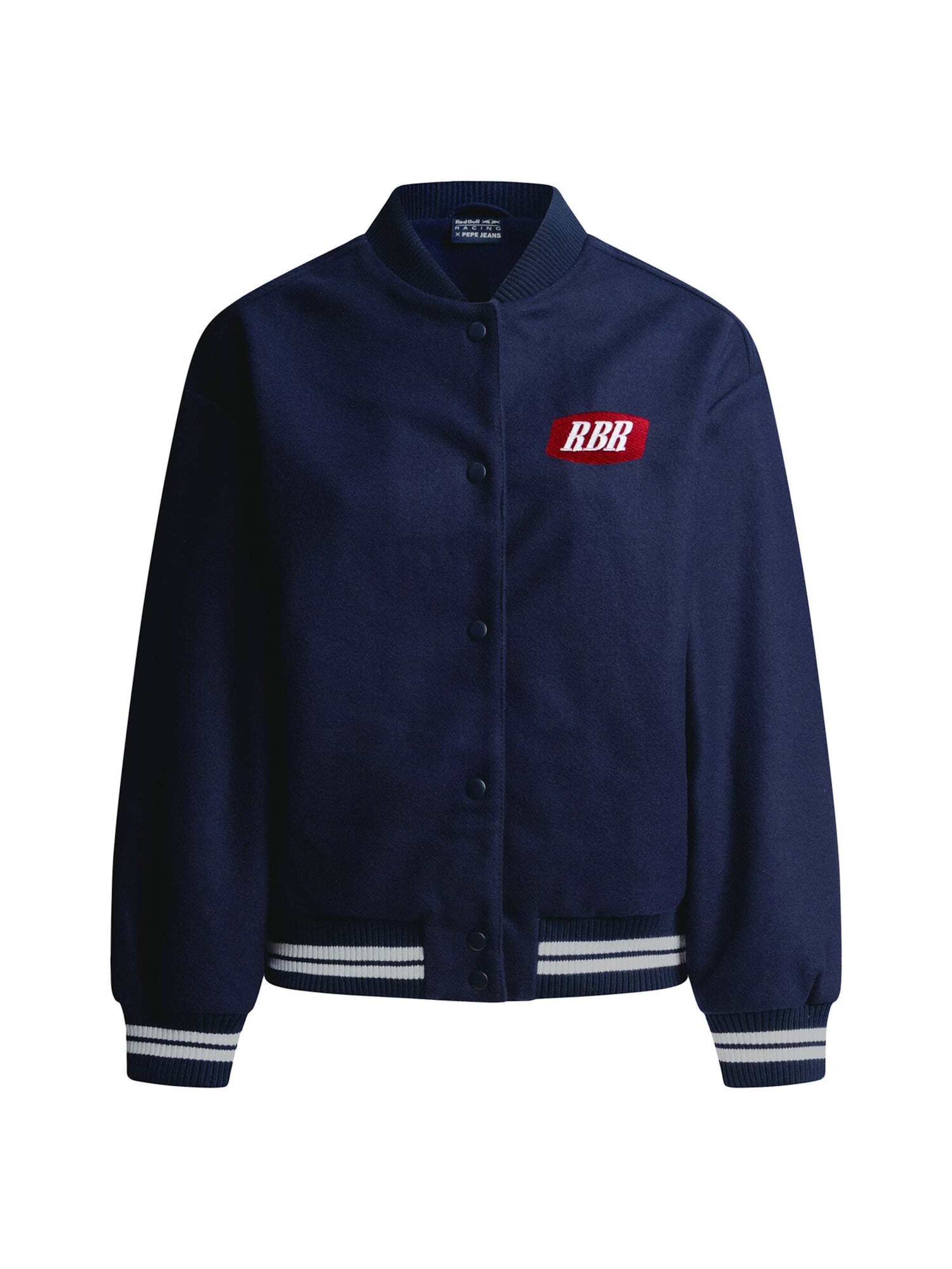 Red Bull Racing x Pepe Jeans - Chaqueta de entretiempo en azul: frente