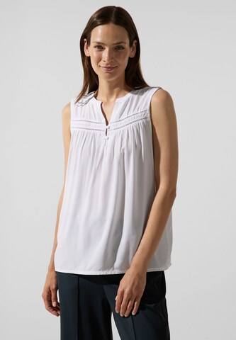 STREET ONE Blouse in Wit: voorkant