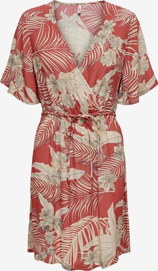 Vasarinė suknelė 'ONLPalina' iš ONLY, spalva – smėlio spalva / oranžinė-raudona / juoda, Prekių apžvalga