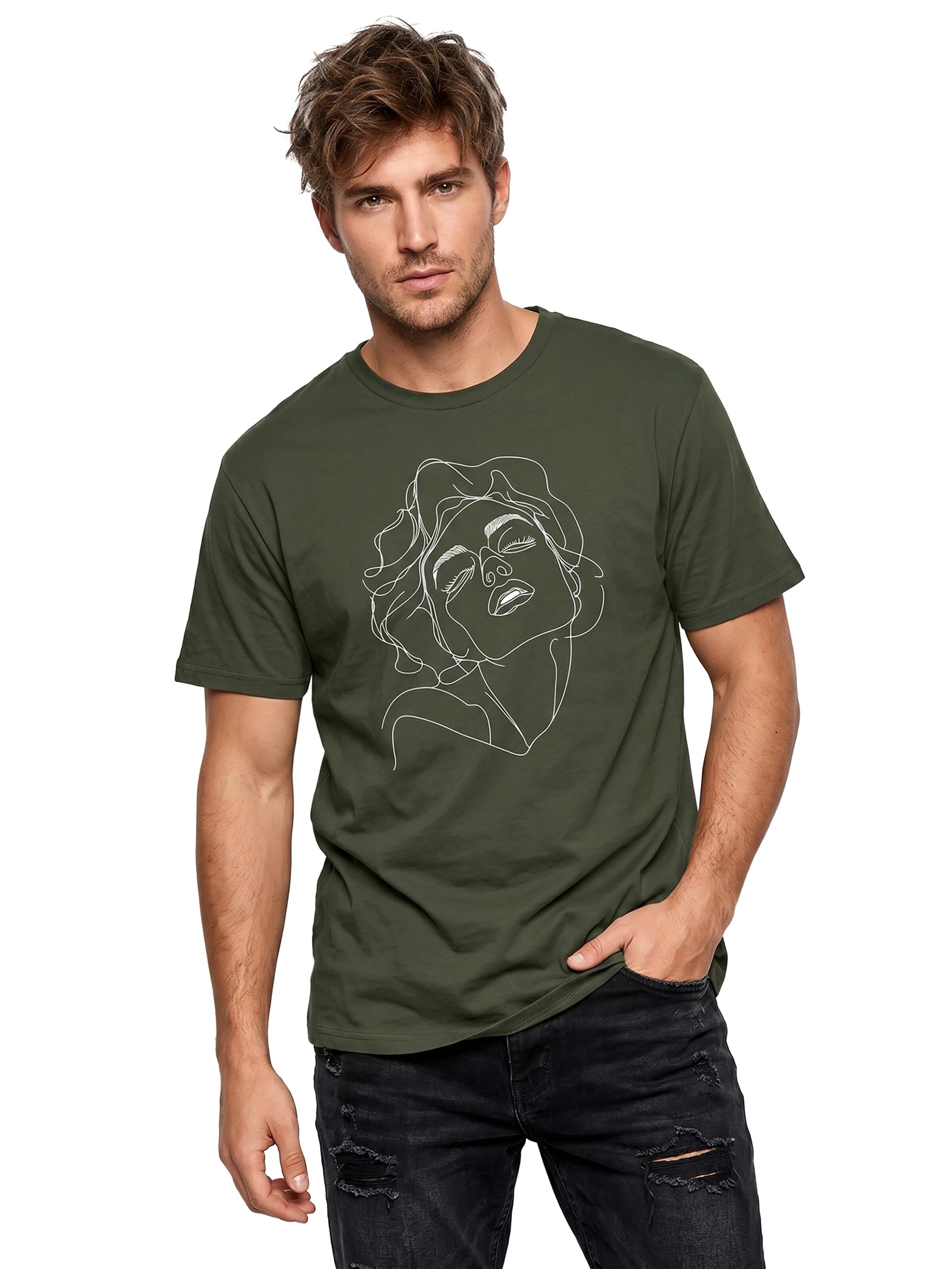MAKAYA Shirt 'Norma' in Green