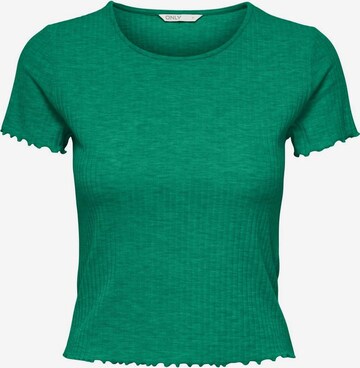 T-shirt 'Emma' ONLY en vert : devant