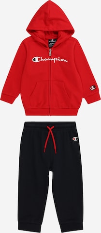 Tuta da jogging di Champion Authentic Athletic Apparel in rosso: frontale