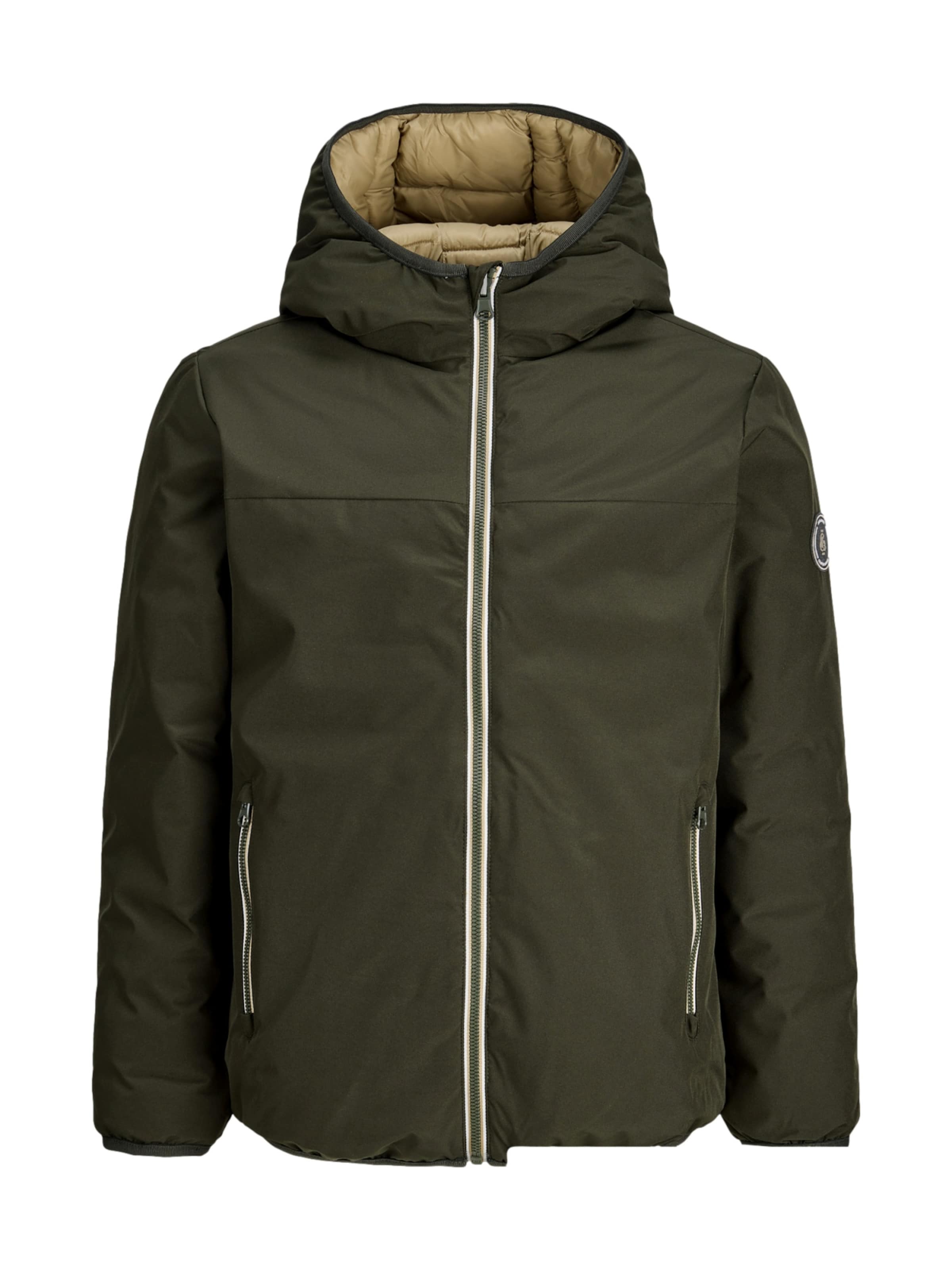 Jack & Jones Junior Between-Season Jacket 'JJBrooklyn' in Green: front