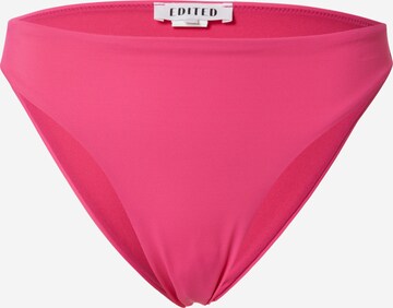 Pantaloncini per bikini 'Ike' di EDITED in rosa: frontale