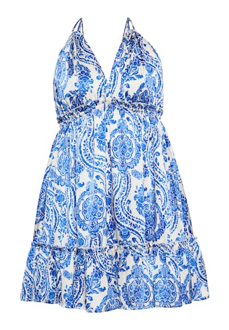 IZIA Summer Dress in Blue: front