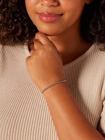 Bracelet Lucardi en argent : devant