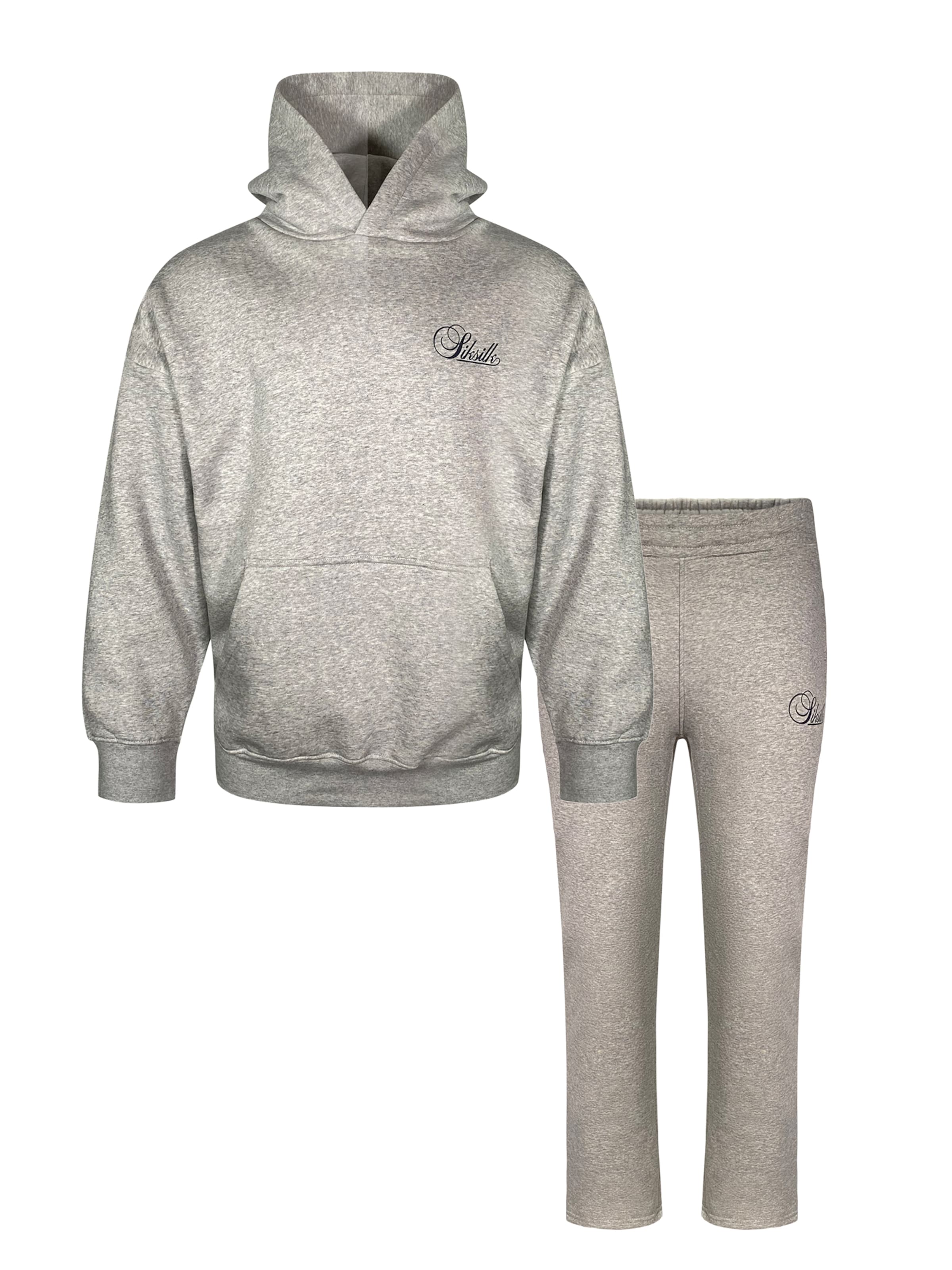 SikSilk Survêtement en gris chiné, Vue avec produit