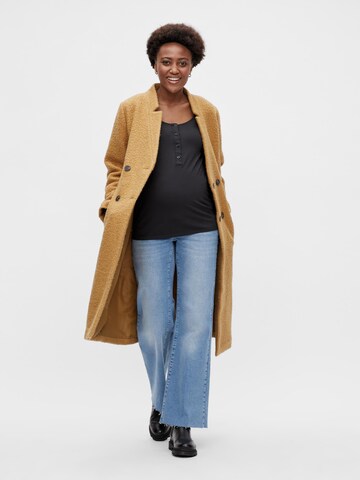 MAMALICIOUS Between-Seasons Coat 'Peggy' in Brown