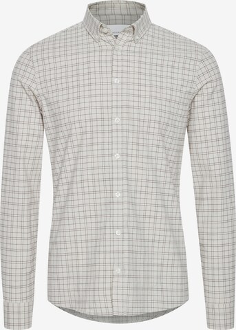 Casual Friday Button Up Shirt in Beige: front