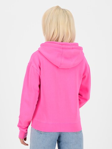 Alife and Kickin - Sudadera con cremallera 'Rana' en rosa