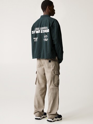 Loosefit Pantaloni cargo di Pull&Bear in grigio