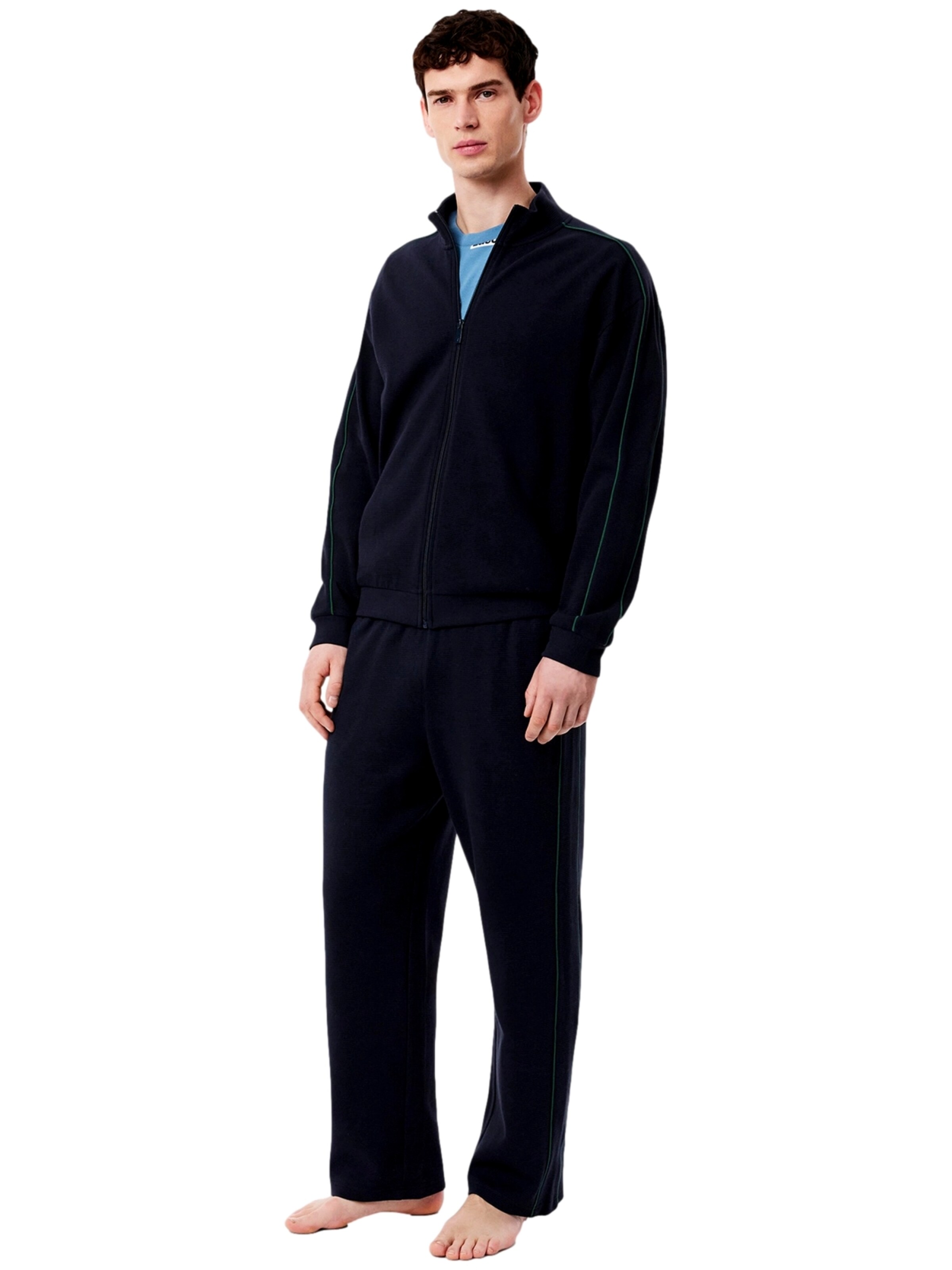 LACOSTE Loose fit Pants in Blue