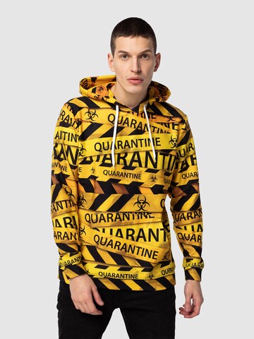 Mr. Gugu & Miss Go Sweatshirt 'Quarantine' in Gelb: Vorderseite