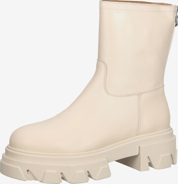 Boots LAZAMANI en beige : devant