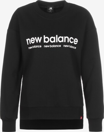 new balance Sweatshirt in Schwarz: predná strana