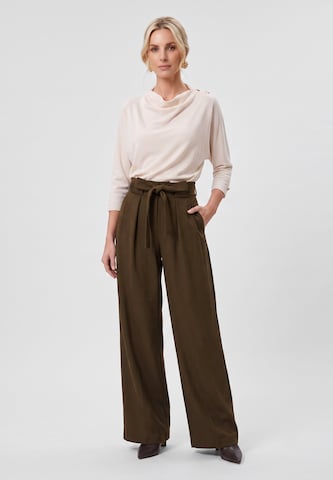 Anna Field Wide leg Παντελόνι πλισέ σε καφέ