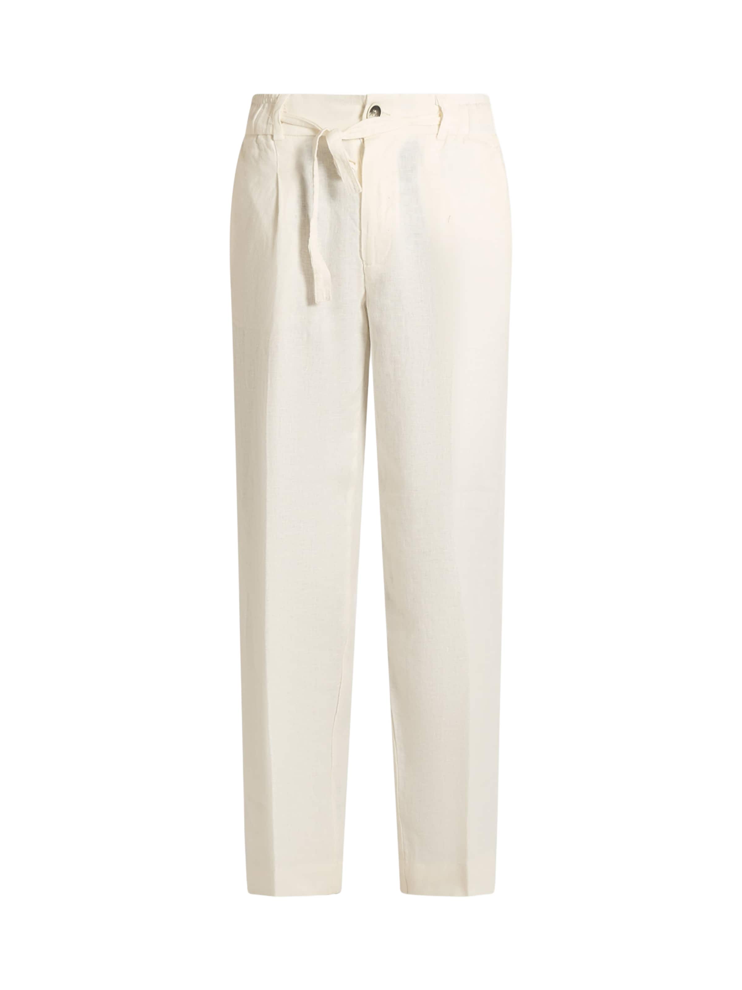 Pantaloni con pieghe di SSEINSE in bianco: frontale