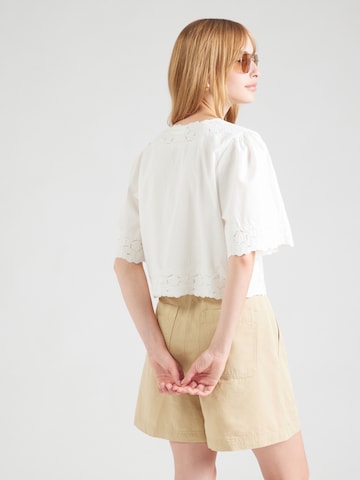 ROUGE EDIT Bluse 'ROUAMORY' in Weiß