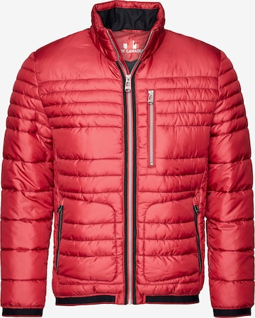 NEW CANADIAN Between-Season Jacket in Red: front