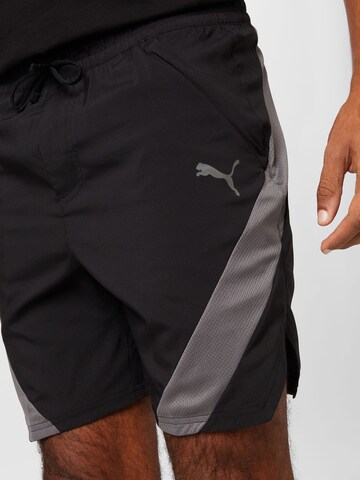 PUMA Regular Sportshorts in Schwarz