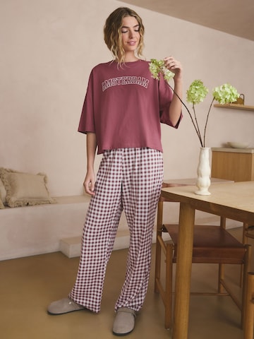 Pigiama di Next in lilla: frontale