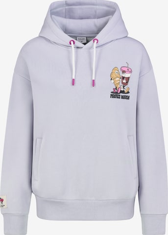 Sublevel Sweatshirt in Lila: voorkant