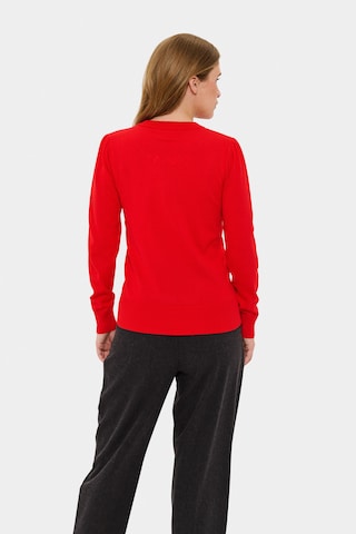 SAINT TROPEZ - Jersey 'Temma' en rojo