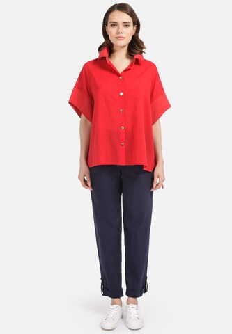 HELMIDGE Blouse in Red