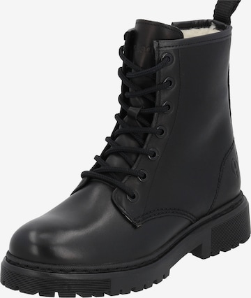 Palado Lace-Up Ankle Boots 'Montecristo' in Black: front