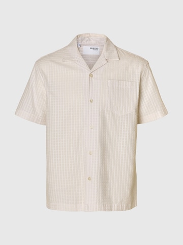 SELECTED HOMME Comfort fit Overhemd in Grijs: voorkant