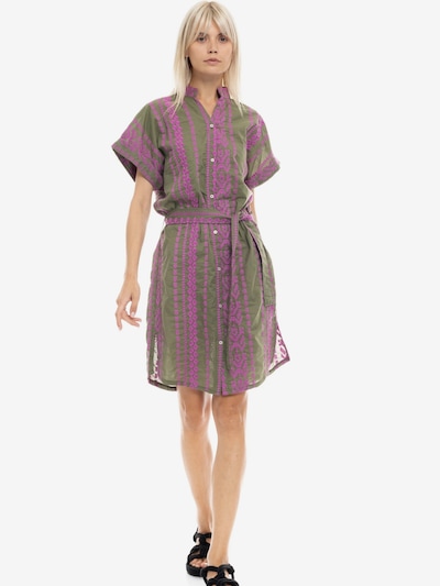 Pink Label Summer Dress 'BEACHWEAR EMBRODERY MAGENTA' in 36 in Green, Item view