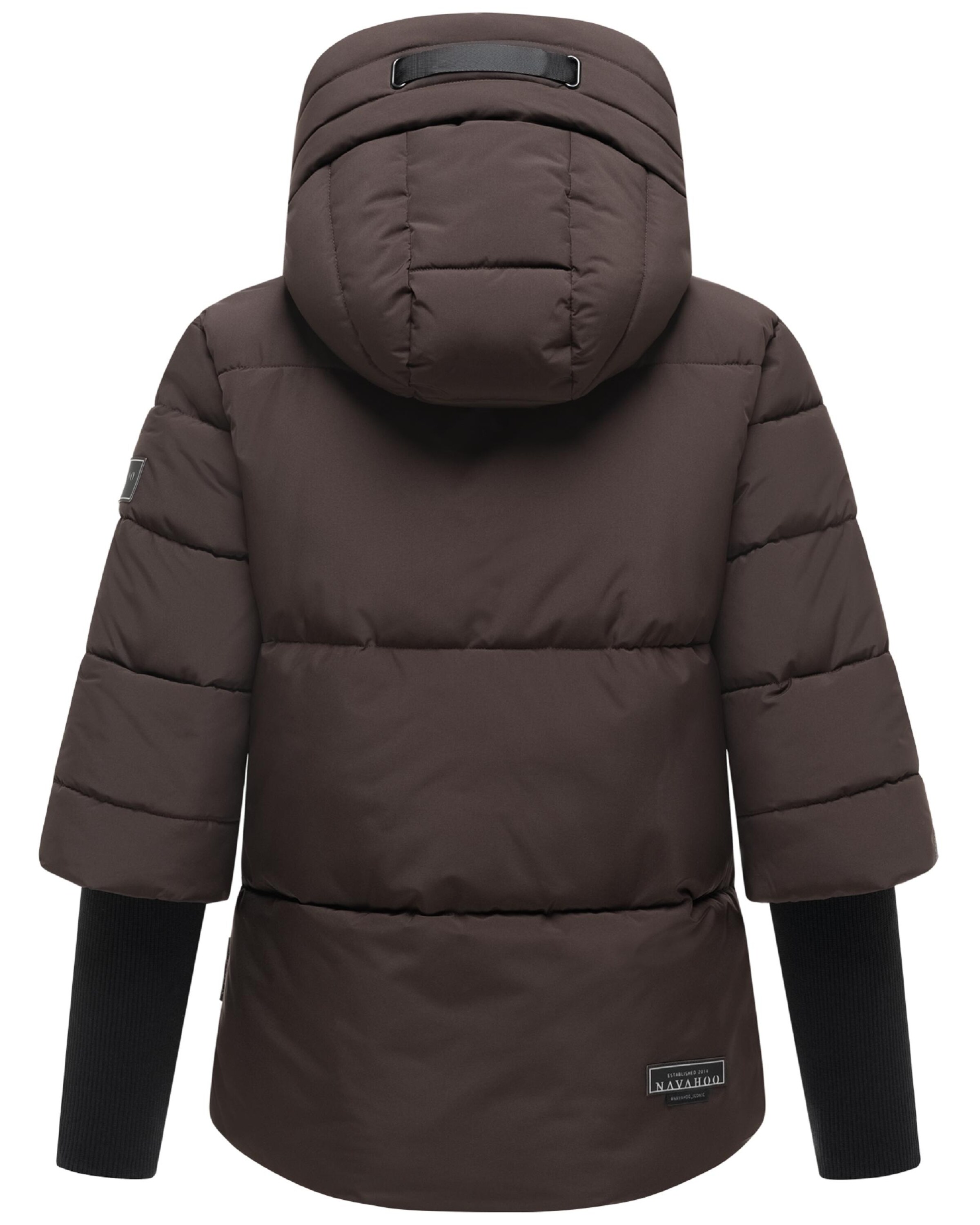 NAVAHOO Winterjas 'Lotusherz XIV' in Bruin