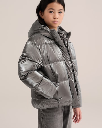 WE Fashion Winterjas in Zilver
