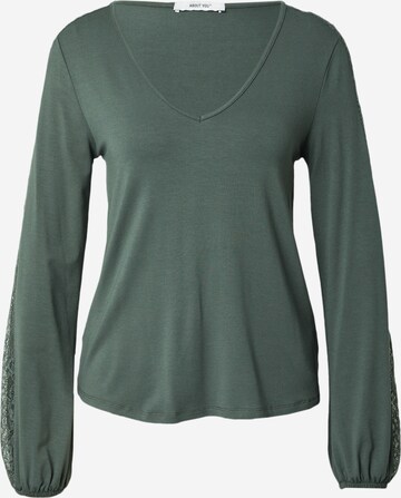 ABOUT YOU Shirt 'Joelina' in Groen: voorkant