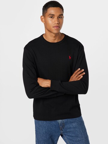 T-Shirt Polo Ralph Lauren en noir : devant