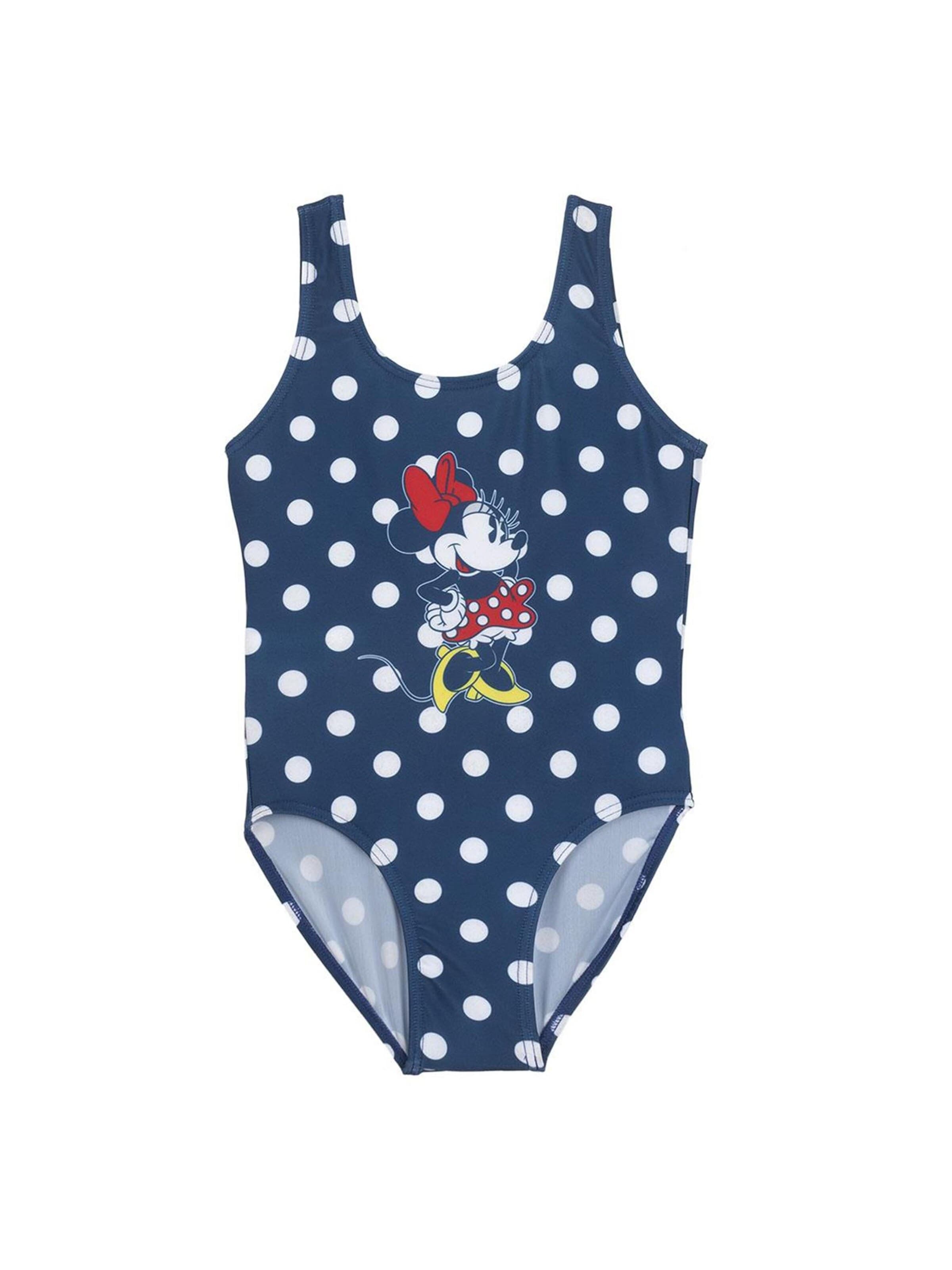 Bustier Bikini 'Badeanzug Minnie' DISNEY en bleu : devant