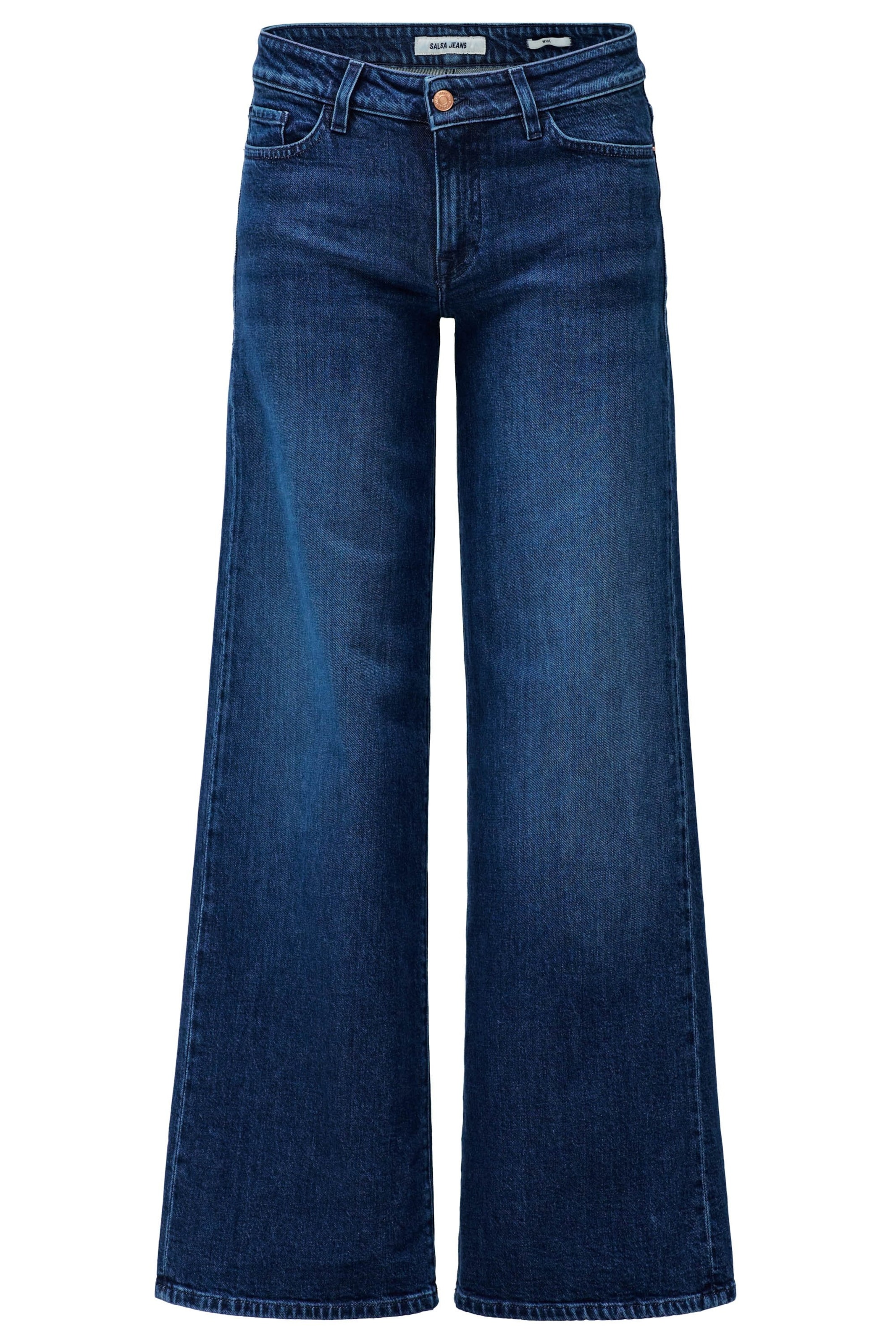 Salsa Jeans Loosefit Jeans in Blauw: voorkant