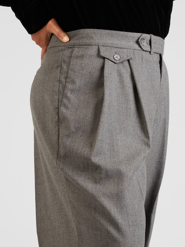 Loosefit Pantalon à pince 'TUMELO' Lauren Ralph Lauren Plus en gris