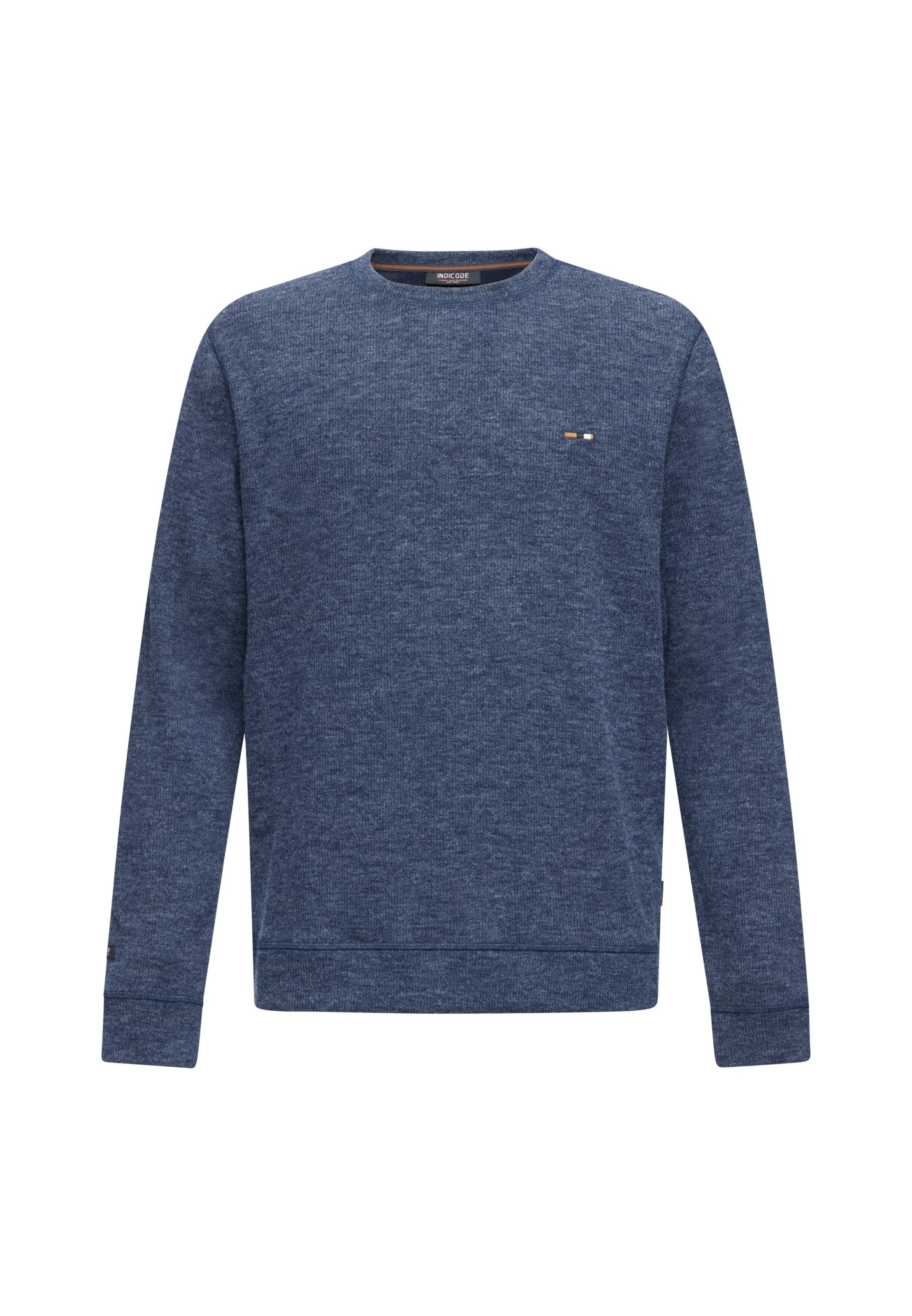 INDICODE JEANS Sweter 'Dorburn' w kolorze niebieski: przód
