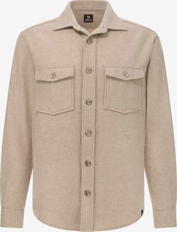 Boggi Milano Hemd in Beige: Vorderseite