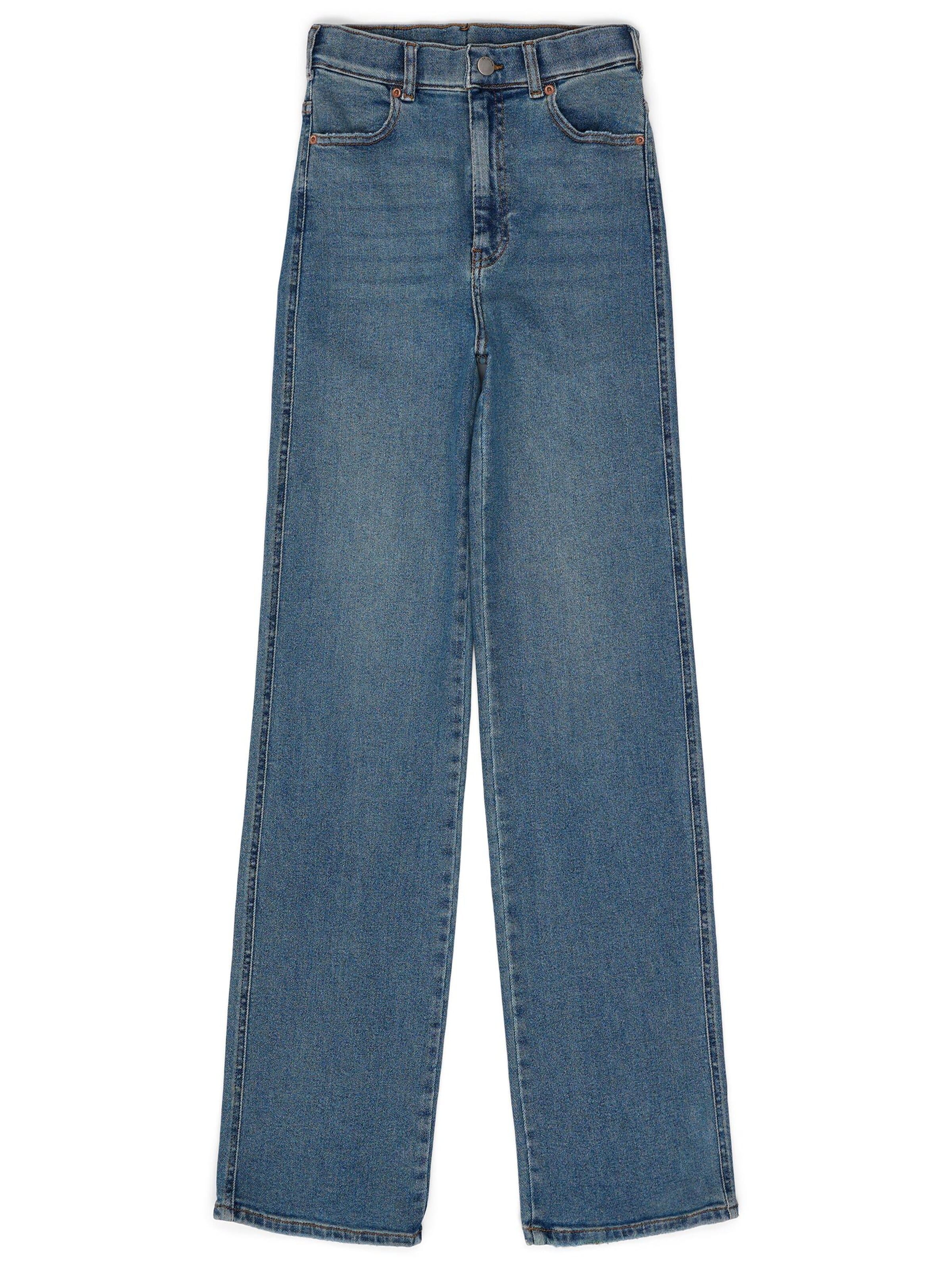 Dr. Denim Slimfit Jeans 'Moxy High Straight'‌‌‌‌‌‌ in Blau: Vorderseite
