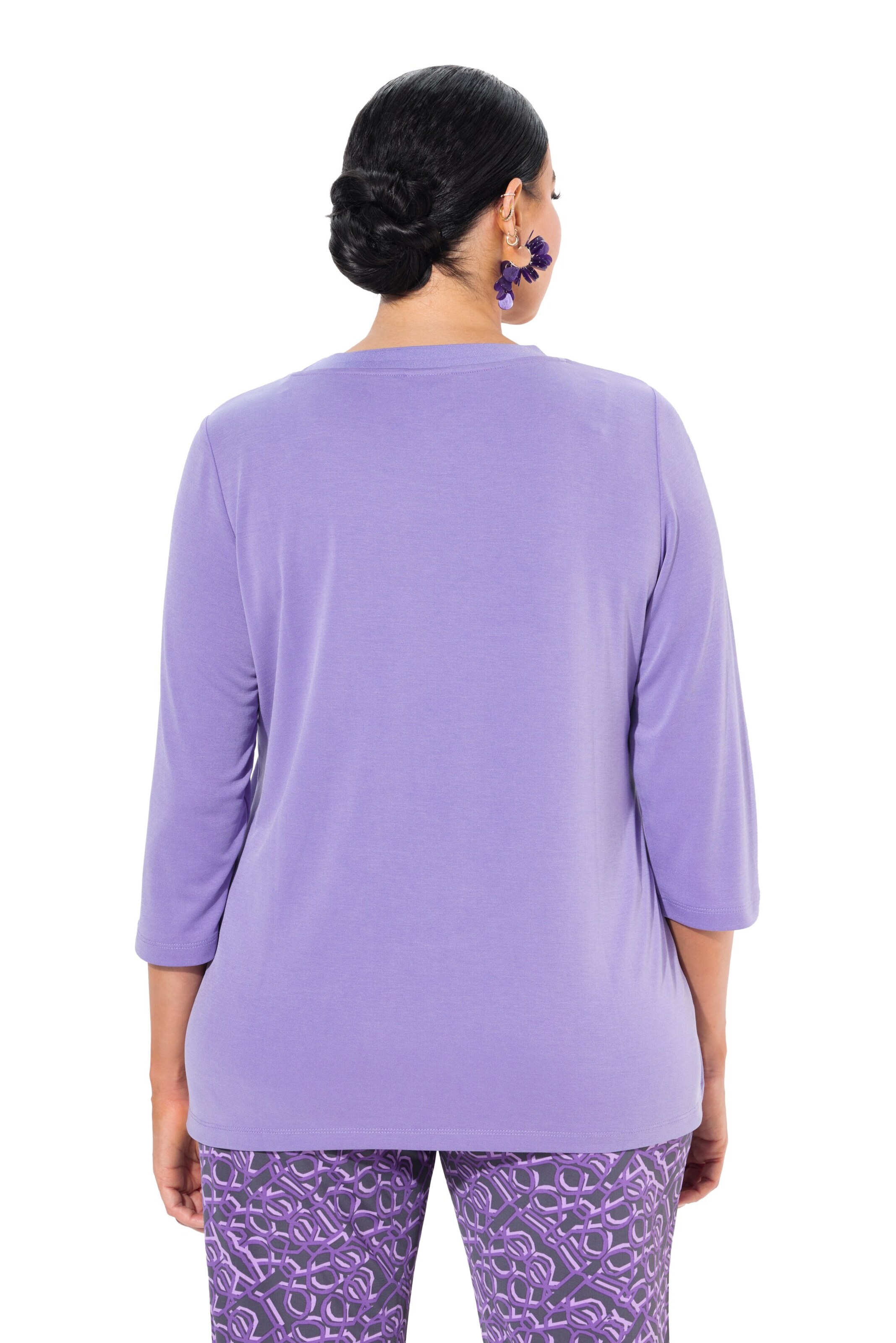 T-shirt Ulla Popken en violet