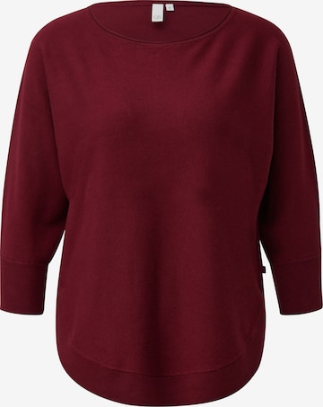 Pull-over QS en rouge : devant