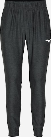 MIZUNO Športne hlače | črna barva: sprednja stran